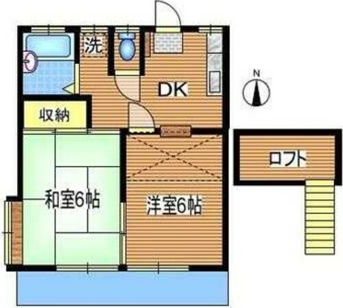 ドミール向台の物件間取画像
